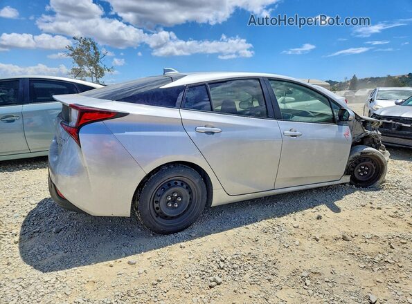 JTDKAMFU2N3176223 2022 TOYOTA PRIUS Silver უკანა მარჯვენა
