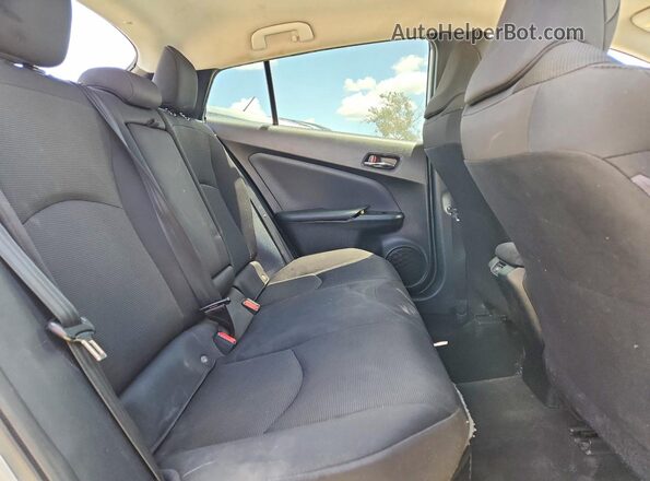 JTDKAMFU2N3176223 2022 TOYOTA PRIUS Silver უკანა სავარძლების ხედი