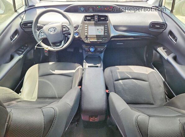 JTDKAMFU2N3176223 2022 TOYOTA PRIUS Silver წინა პანელის ხედი