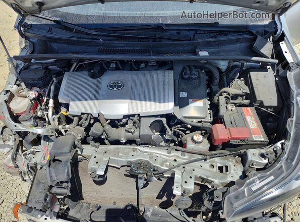 JTDKAMFU2N3176223 2022 TOYOTA PRIUS Silver უკანა სალონის ხედი