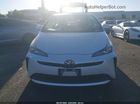 JTDKAMFU3M3136571 2021 TOYOTA PRIUS White Rear interior view