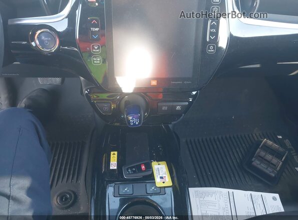 JTDKAMFU3M3136571 2021 TOYOTA PRIUS White Dashboard view