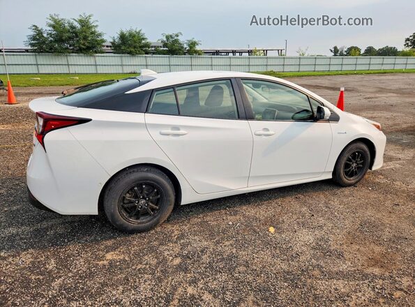 JTDKAMFU3M3140393 2021 TOYOTA PRIUS Белый Задняя правая четверть
