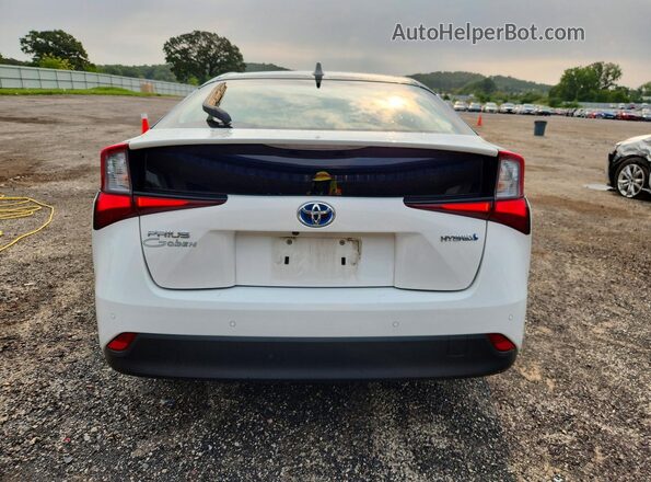 JTDKAMFU3M3140393 2021 TOYOTA PRIUS Белый Вид сзади