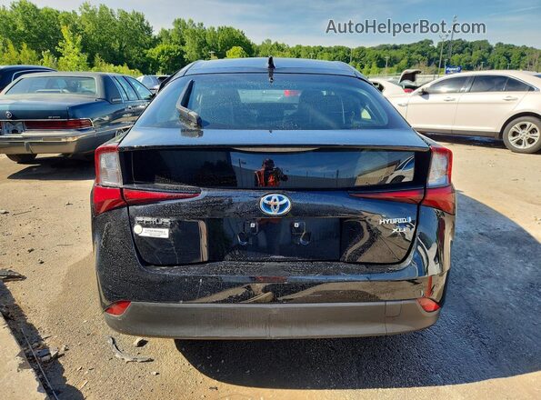 JTDKAMFU3M3141205 2021 TOYOTA PRIUS Black Widok z tyłu