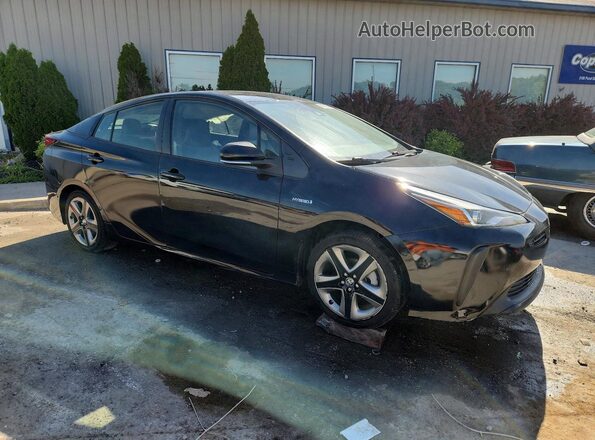 JTDKAMFU3M3141205 2021 TOYOTA PRIUS Black Przód prawy