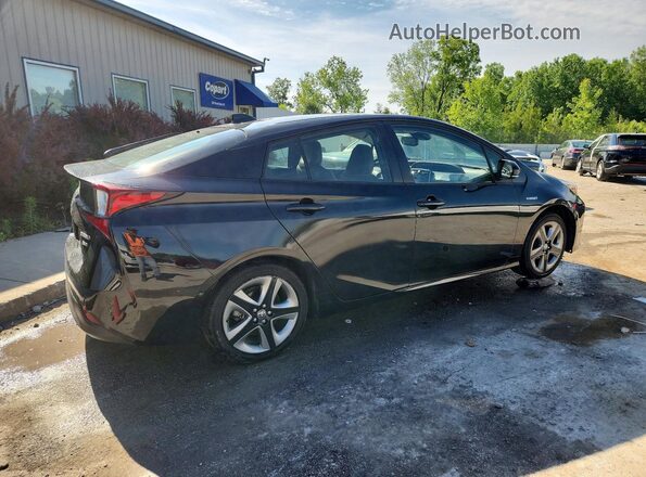 JTDKAMFU3M3141205 2021 TOYOTA PRIUS Black Tył prawy