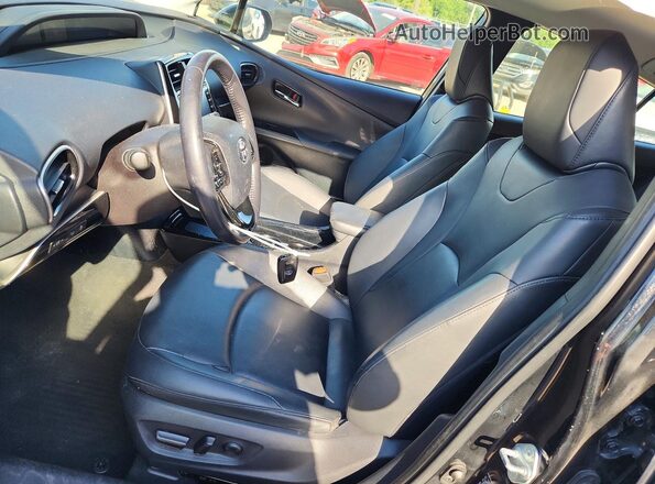 JTDKAMFU3M3141205 2021 TOYOTA PRIUS Black Widok wnętrza z przodu