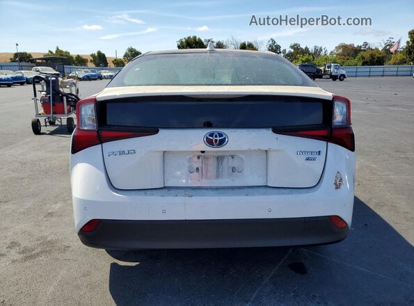 JTDKAMFU3M3144153 2021 TOYOTA PRIUS White უკანა ხედი