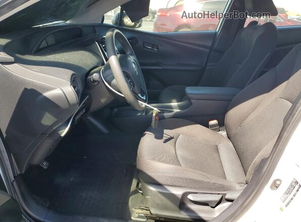 JTDKAMFU3M3144153 2021 TOYOTA PRIUS White წინა სალონის ხედი