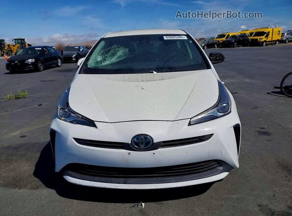 JTDKAMFU3M3144153 2021 TOYOTA PRIUS White წინა ხედი