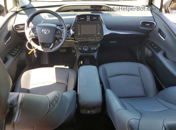 JTDKAMFU3N3163626 2022 TOYOTA PRIUS Charcoal წინა პანელის ხედი