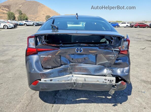 JTDKAMFU3N3163626 2022 TOYOTA PRIUS Charcoal უკანა ხედი