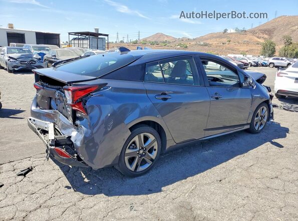 JTDKAMFU3N3163626 2022 TOYOTA PRIUS Charcoal უკანა მარჯვენა