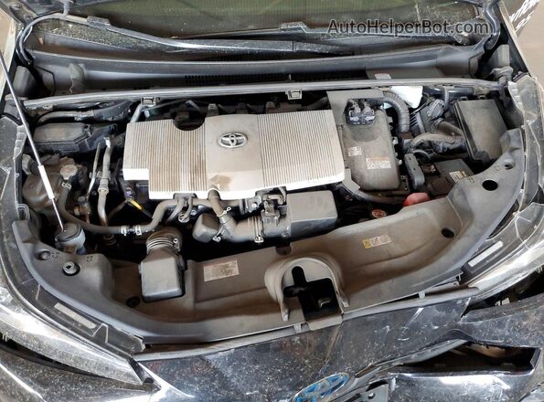 JTDKAMFU3N3187523 2022 TOYOTA PRIUS Black უკანა სალონის ხედი
