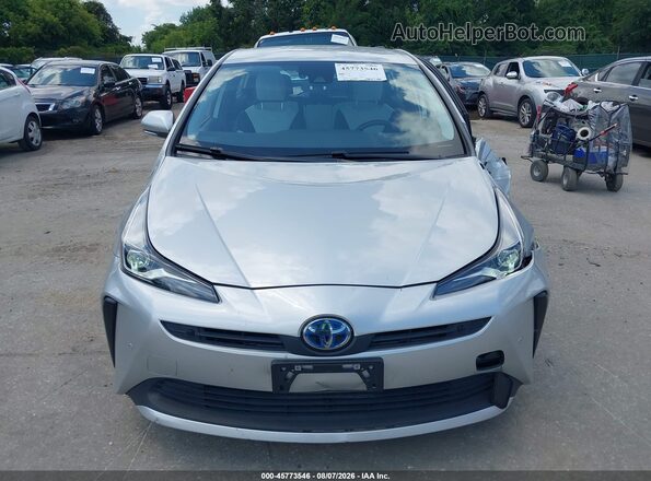 JTDKAMFU4M3134568 2021 TOYOTA PRIUS Silver Vista del cuadro de instrumentos