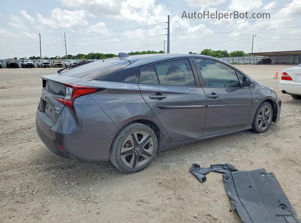 JTDKAMFU4M3141939 2021 TOYOTA PRIUS Gray უკანა მარჯვენა