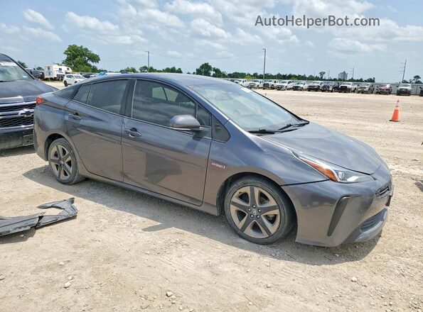 JTDKAMFU4M3141939 2021 TOYOTA PRIUS Gray წინა მარჯვენა