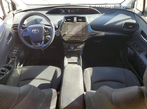 JTDKAMFU4M3143500 2021 TOYOTA PRIUS White Widok deski rozdzielczej