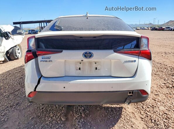 JTDKAMFU4M3143500 2021 TOYOTA PRIUS White Widok z tyłu