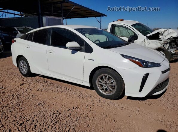 JTDKAMFU4M3143500 2021 TOYOTA PRIUS White Przód prawy