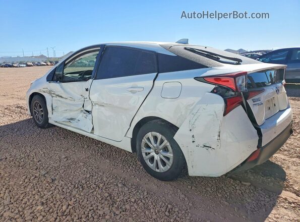 JTDKAMFU4M3143500 2021 TOYOTA PRIUS White Tył lewy