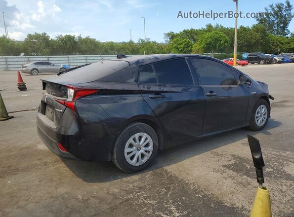 JTDKAMFU4M3147014 2021 TOYOTA PRIUS Black Задня права чверть