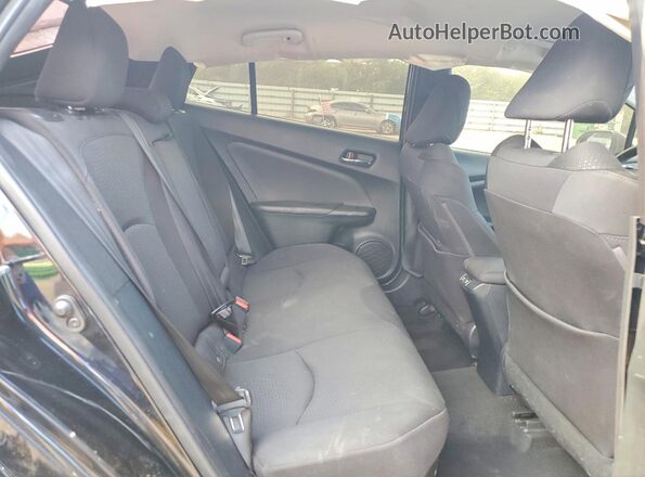 JTDKAMFU4M3147014 2021 TOYOTA PRIUS Black Вид задньої частини салону
