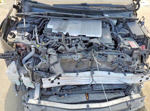 JTDKAMFU4M3147014 2021 TOYOTA PRIUS Black Вид підкапотного простору