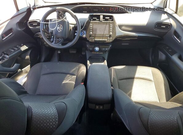 JTDKAMFU4M3152245 2021 TOYOTA PRIUS White Dashboard view