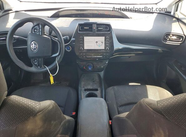 JTDKAMFU5M3128634 2021 TOYOTA PRIUS Серебряный Вид панели приборов