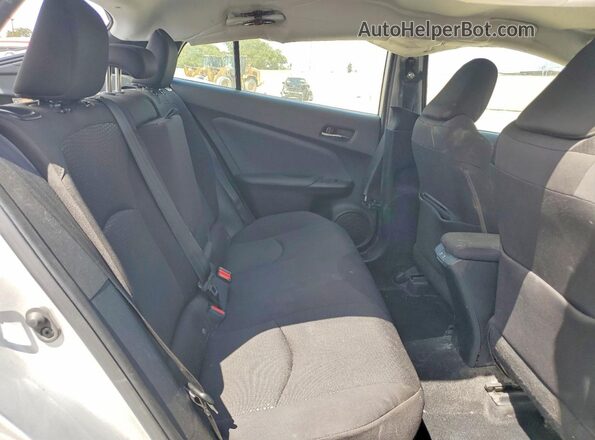JTDKAMFU5M3128634 2021 TOYOTA PRIUS Серебряный Вид задних сидений