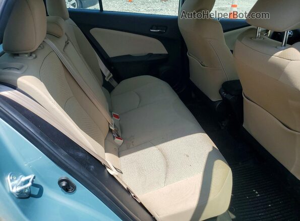 JTDKAMFU5M3144171 2021 TOYOTA PRIUS Бирюзовый Вид задних сидений