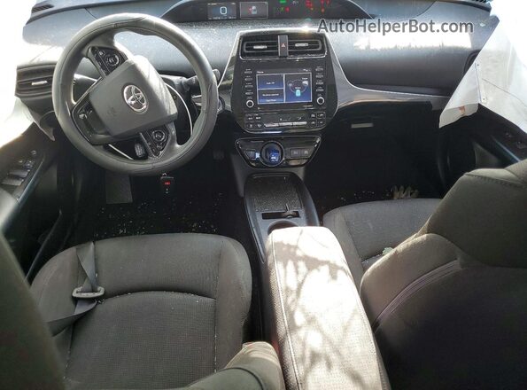 JTDKAMFU5M3151606 2021 TOYOTA PRIUS Gray Widok deski rozdzielczej