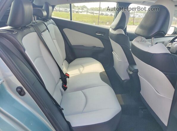 JTDKAMFU6N3155813 2022 TOYOTA PRIUS Blue უკანა სალონის ხედი
