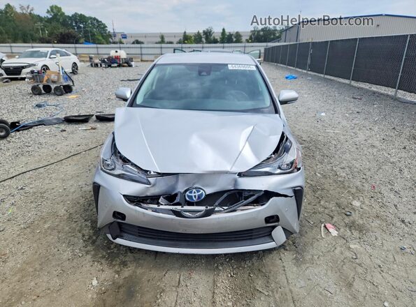 JTDKAMFU6N3159652 2022 TOYOTA PRIUS Серебряный Вид спереди