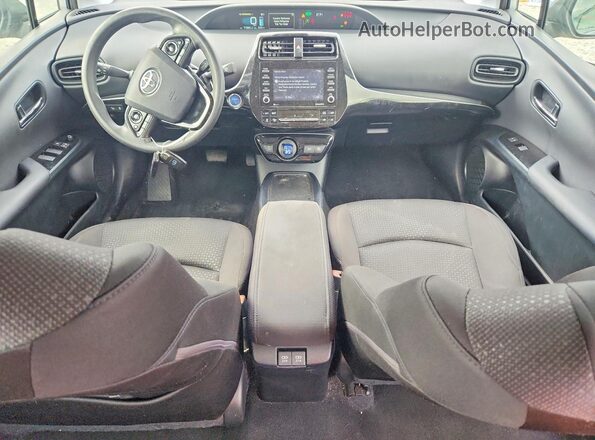 JTDKAMFU6N3159652 2022 TOYOTA PRIUS Серебряный Вид панели приборов