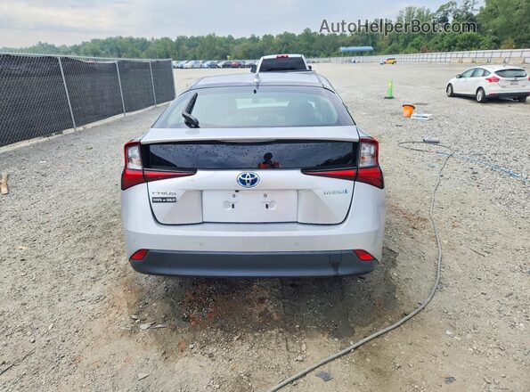 JTDKAMFU6N3159652 2022 TOYOTA PRIUS Серебряный Вид сзади