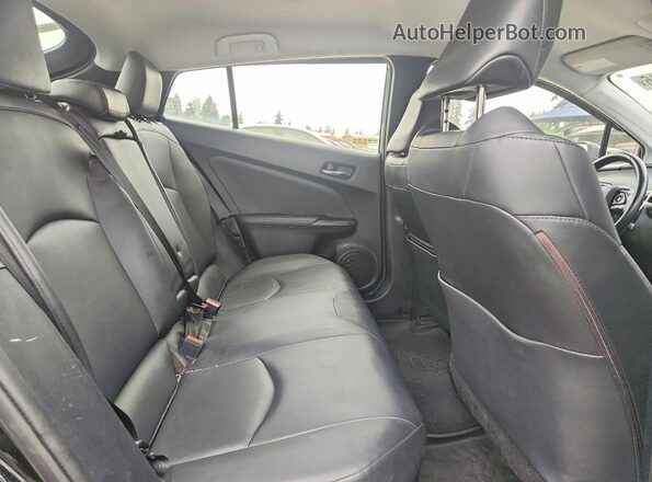 JTDKAMFU7M3136623 2021 TOYOTA PRIUS Black Rear seats view