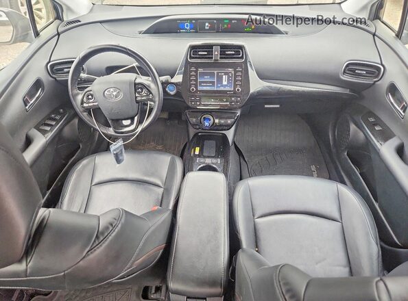 JTDKAMFU7M3136623 2021 TOYOTA PRIUS Black Dashboard view