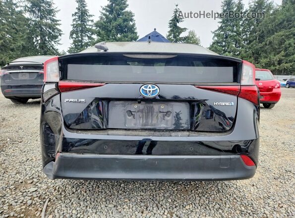 JTDKAMFU7M3136623 2021 TOYOTA PRIUS Black Rear view
