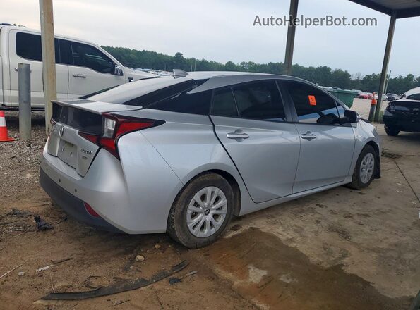 JTDKAMFU7M3146150 2021 TOYOTA PRIUS Silver Delantero derecho