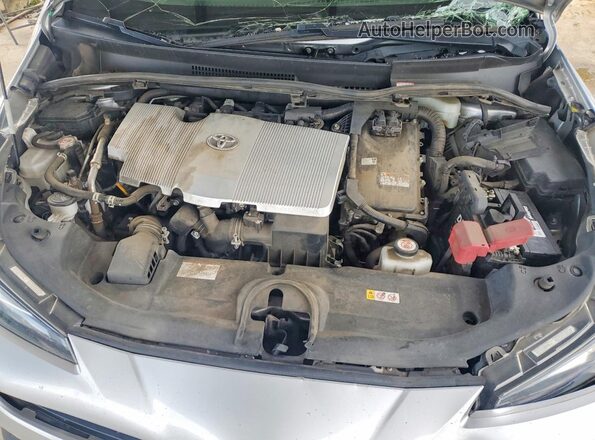 JTDKAMFU7M3146150 2021 TOYOTA PRIUS Silver Vista del compartimento del motor