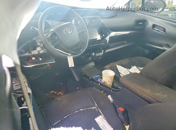 JTDKAMFU7M3146150 2021 TOYOTA PRIUS Silver Vista del cuadro de instrumentos