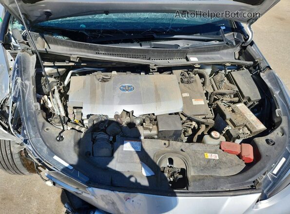 JTDKAMFU8N3177649 2022 TOYOTA PRIUS Silver Widok wnętrza z tyłu