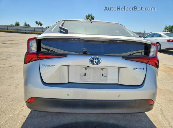 JTDKAMFU8N3177649 2022 TOYOTA PRIUS Silver Widok z tyłu