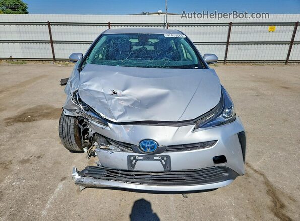 JTDKAMFU8N3177649 2022 TOYOTA PRIUS Silver Widok z przodu