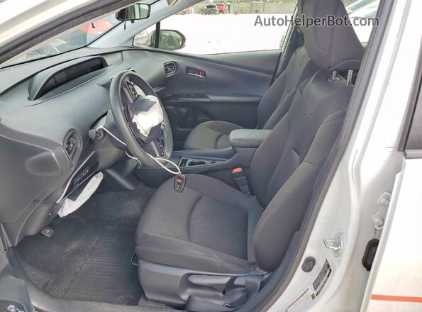 JTDKAMFU9M3134162 2021 TOYOTA PRIUS White Front interior view