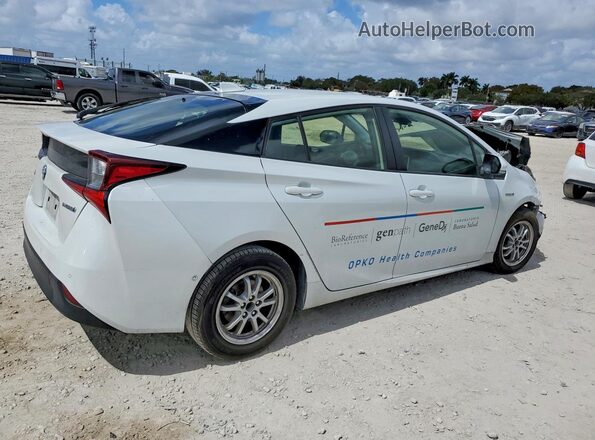 JTDKAMFU9M3134162 2021 TOYOTA PRIUS White Rear right