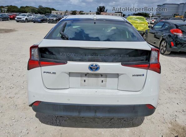 JTDKAMFU9M3134162 2021 TOYOTA PRIUS White Rear view